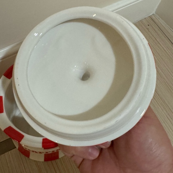 Jonathan Adler x Netflix Rare Retired Happiness Porcelain Striped Jar - Picture 6 of 6